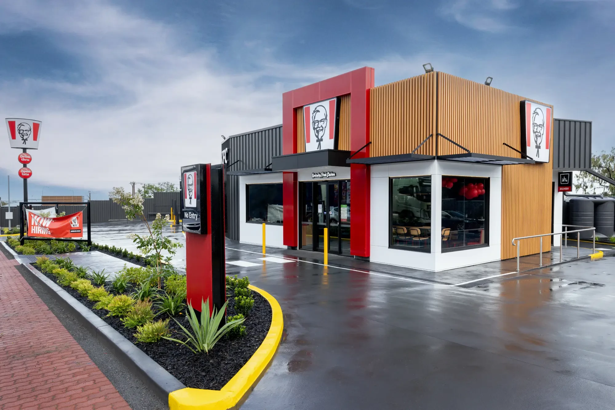 KFC restaurant building